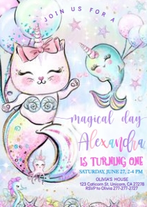 CATICORN 1 Birthday: CATICORN 1 Birthday
