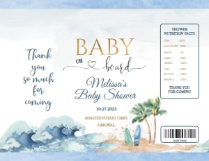 B27 BOARD BOY chip bag Baby on board: B27 BOY chip bag Baby on board