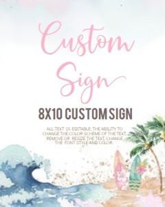 B27 BOARD GIRL 8X10 custom sign8 x 10 in: B27 BOARD GIRL 8X10 custom sign8 x 10 in