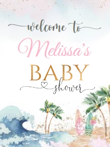 B27 BOARD GIRL Welcome sign 18x24: B27 BOARD GIRL Welcome sign 24x36