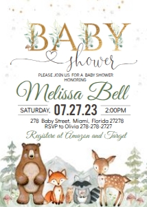 FL1 Boy Set 1 baby shower: FL1 Boy Set 1 baby shower