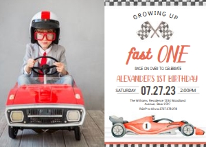 SC2 ONE RED 2 FAST ONE PH Birthday design preview