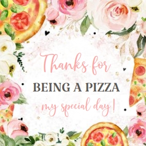 PIZZA food cor 8x8 design preview