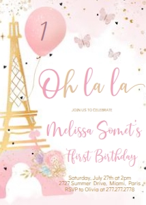 P1 PARIS birthday one: P1 PARIS birthday one