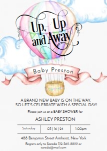 Hot Air Balloon Baby Shower: Hot Air Balloon Baby Shower