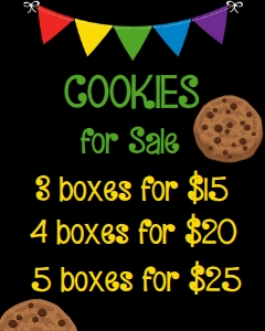 cookies for sale 8x10 design preview