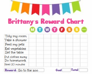 banner reward chart design preview