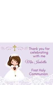 lavender thank you card design preview