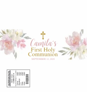 floral candy wrap design preview