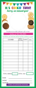 cookie door hanger design preview