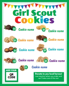 cookie menu design preview