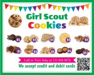 cookies sale  8x10 design preview