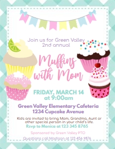Muffins with mom design preview