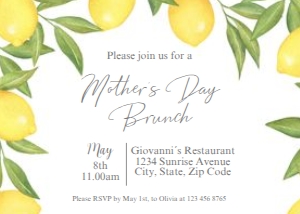 lemon mother brunch design preview