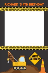 construction photo booth frame: construction photo booth frame
