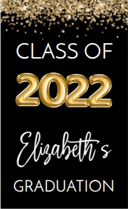 graduation hand sanitizer 2 X3.25 design preview