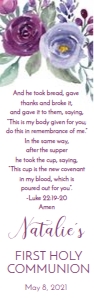 lavender purple bookmark design preview