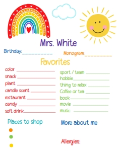 rainbow questionnaire: rainbow questionnaire
