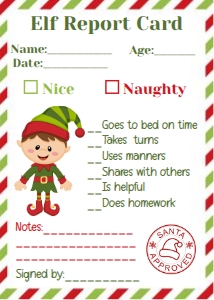 boy report card design preview