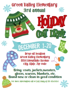holiday coat drive design preview