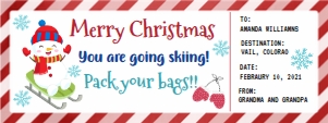 skiing ticket 2 design preview
