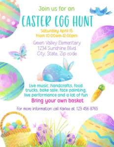watercolor egg hunt: watercolor egg hunt