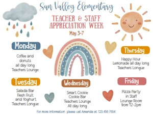 rainbow appreciation sign design preview