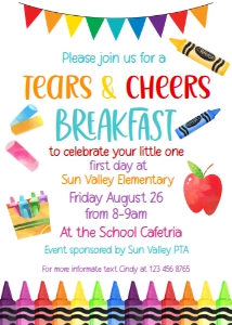 crayons tears and cheers design preview