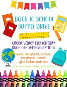 supply drive crayons: supply drive crayons