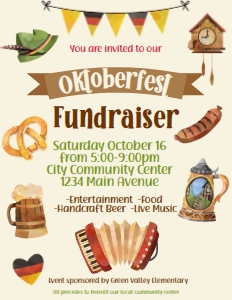 oktoberfest flyer design preview