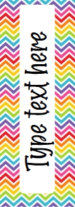 chevron spine4: chevron binder cover