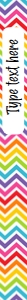 chevron spine 1: chevron binder cover