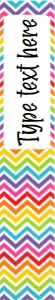 chevron spine2: chevron binder cover