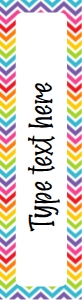 chevron spine3: chevron binder cover