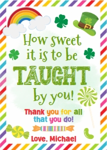 sweet patricks day tags: sweet patricks day tags