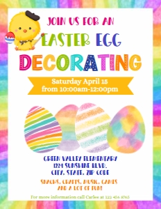 easter egg decorating design preview