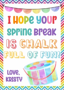 spring chalk tags design preview
