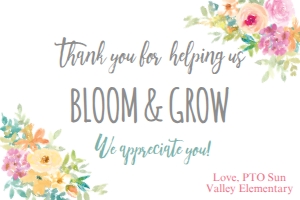 helping us grow 4x6: spring helpins us grow sign