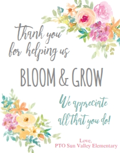 spring 11x14: spring helpins us grow sign