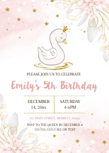 swan-invitation design preview