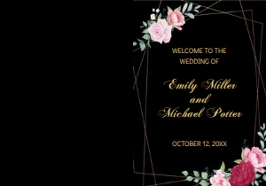 program-wedding-roses design preview