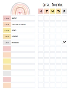 Rainbow Planner/Organizer design preview