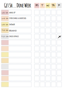 Get S... Done Planner design preview