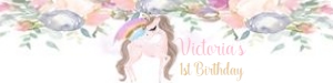Unicorn Flower Water Bottle: Unicorn Flowers Water Bottle UC-078