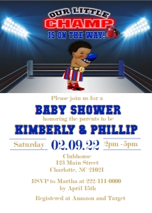 Boxing Invite: 833815641