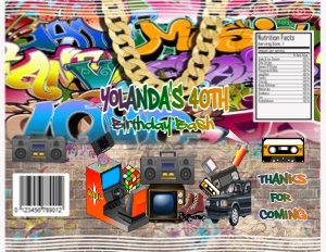 Hip Hop Birthday Chips: 455853460