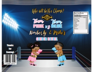 Boxing Gender Reveal Chips: 1005543064