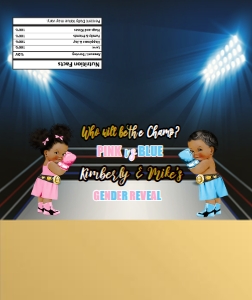 Boxing Gender Reveal Candy Bar: 1019500251