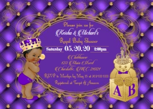 Royal Purple Prince Invite: 1053898724