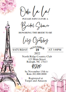 Ooh La La Invite #3: 1330291630